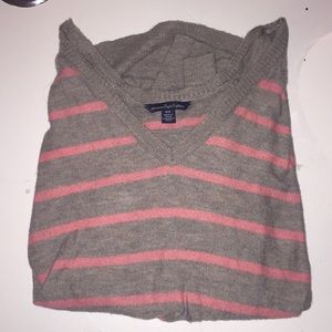ADORABLE grey and pink long sleeve